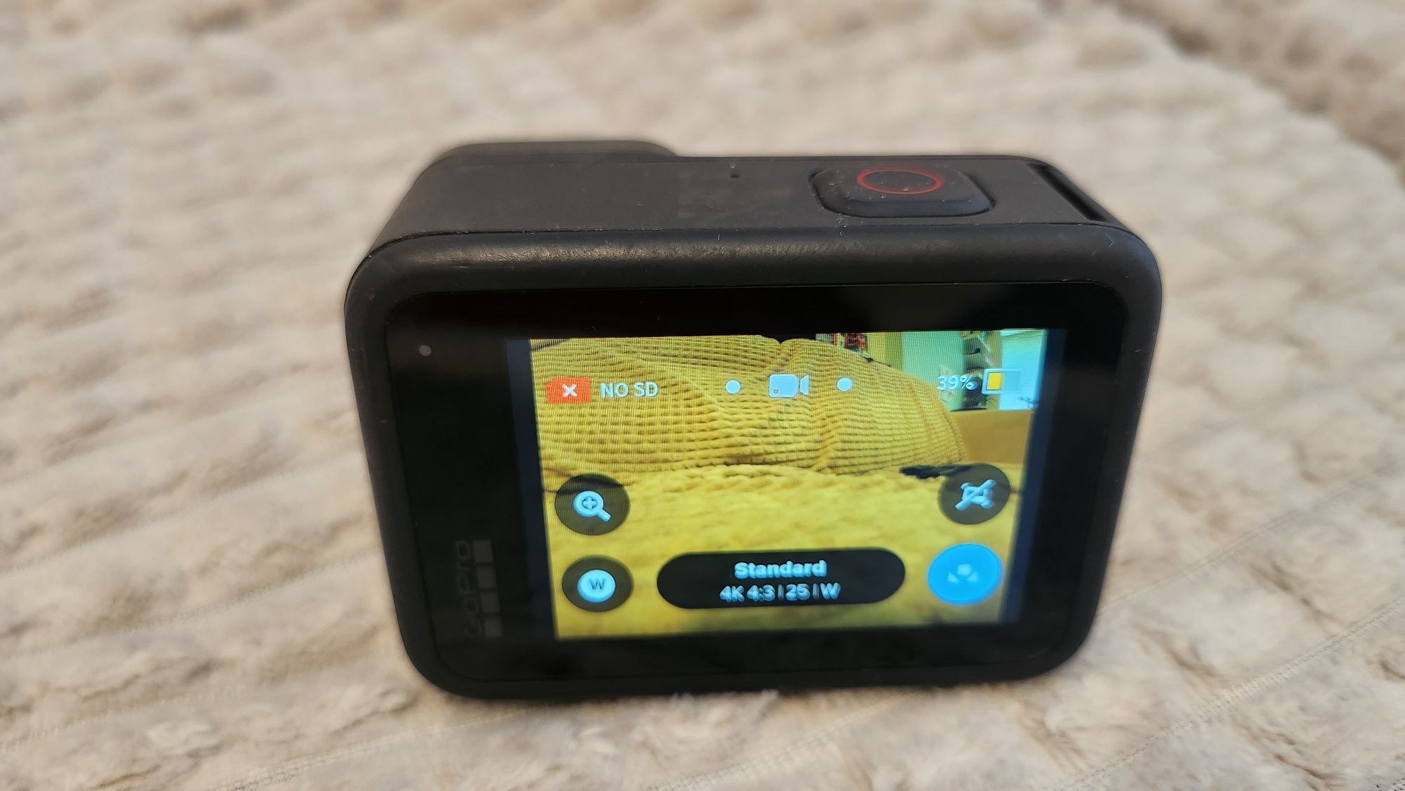 Gopro 9 black kamera, nie działa przedni wyświetlacz