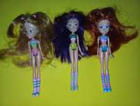 Conjunto de 3 bonecas Winx.