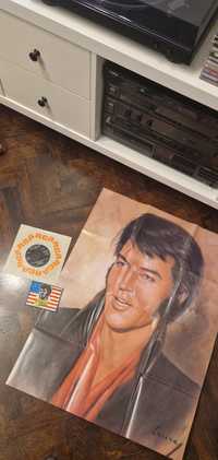 Plyta winylowa Elvis Presley z plakatem