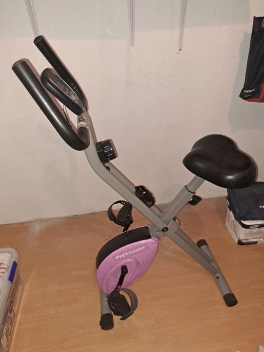 Bicicleta estática promaster rosa