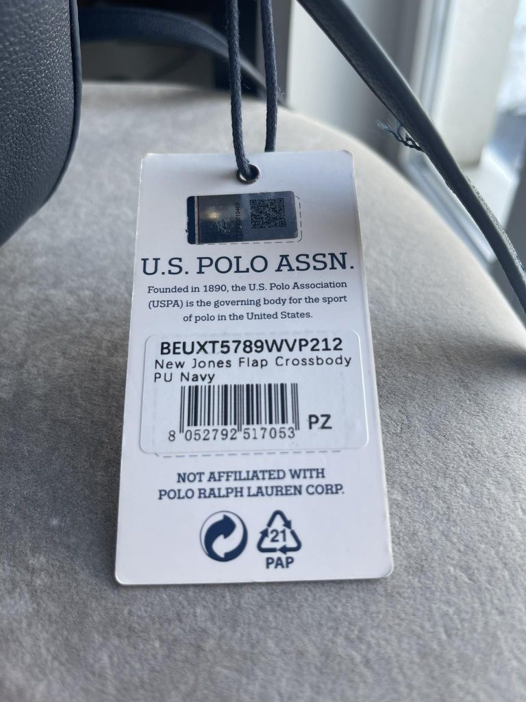 Torebka granatowa Uspa U.S. POLO ASSN.