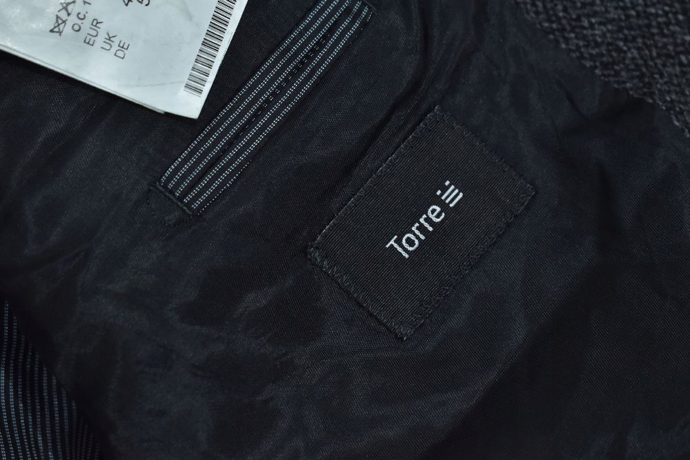 Torre Wełniana Tweedowa Marynarka Męska 54