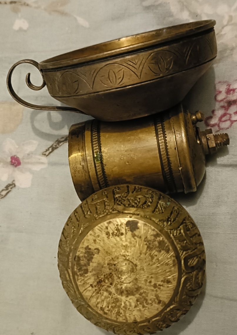 Кофемолка, чашечка латунные