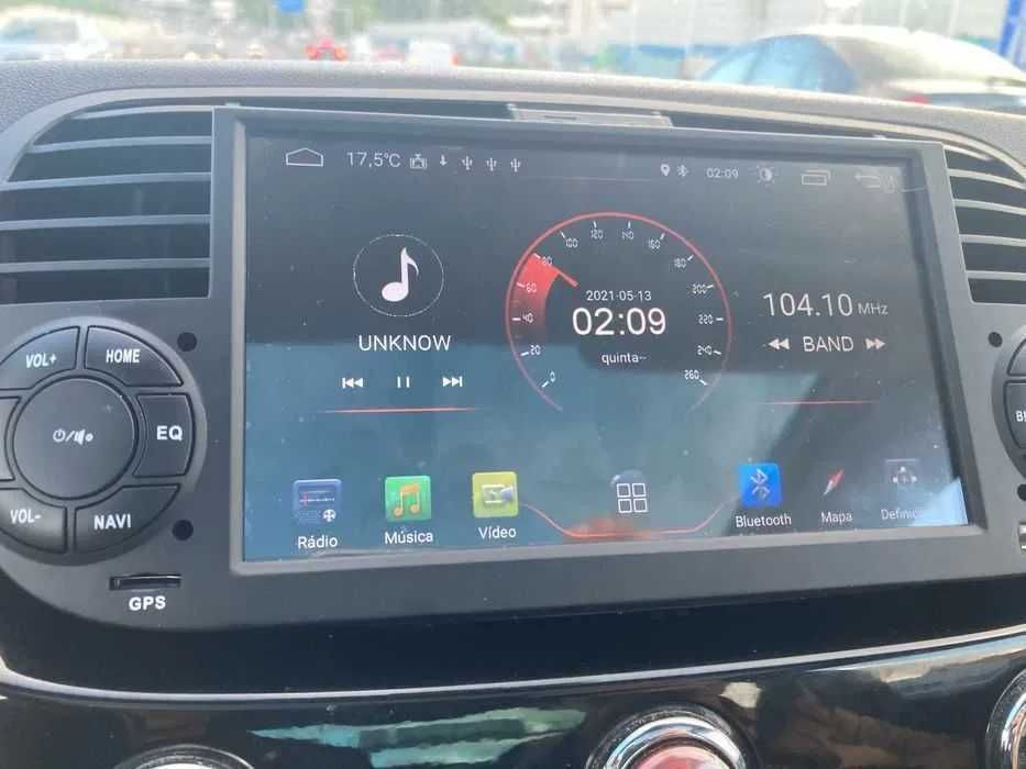 Radio Android 12 Fiat 500 2 kolory gps wifi PROM