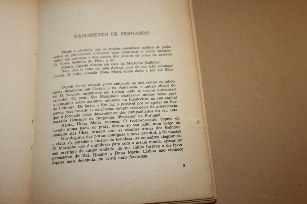 Santo António de Lisboa / Jacques Chabannes Editorial Aster 1 edição
