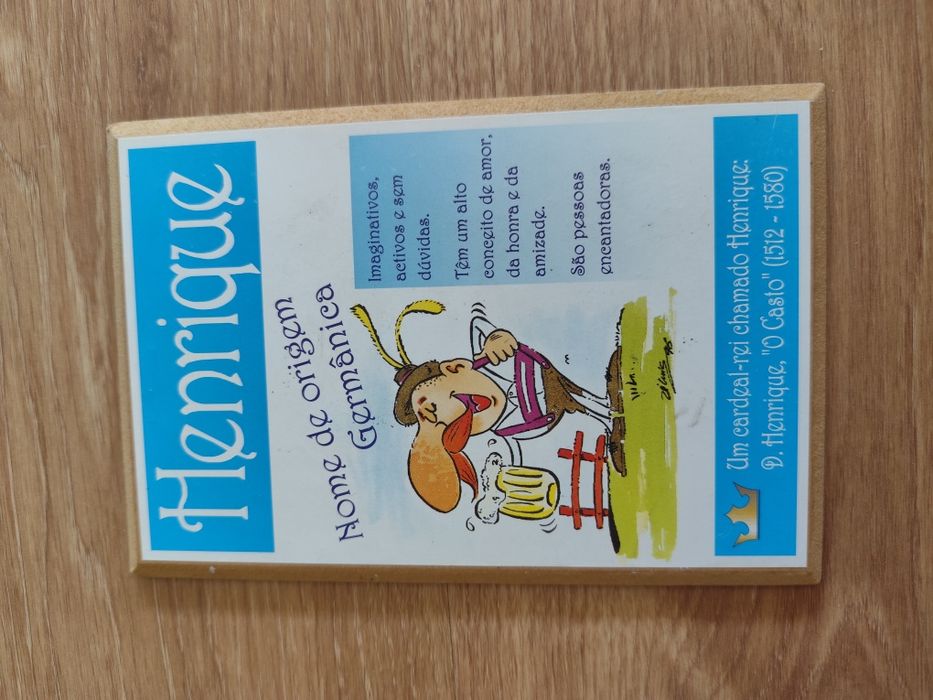 Quadro nome Henrique