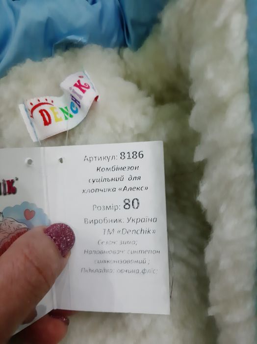 Зимовий комбінезон для хлопчика)