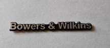 Nowy znaczek logo klejane Bowers & Wilkins emblemat przyklejany