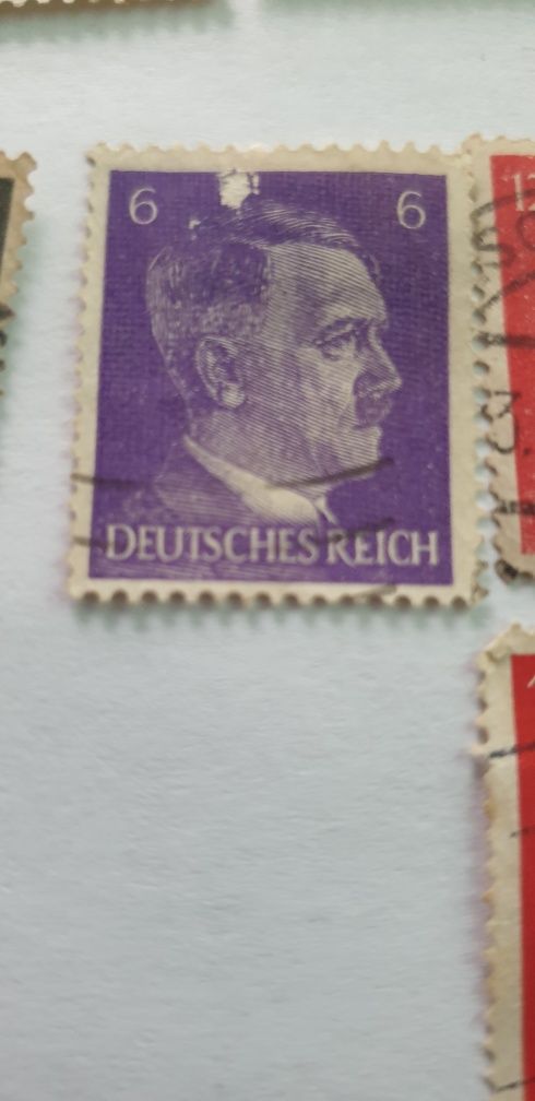Znaczek pocztowy Deutshe Reich Adolf Hitler 6