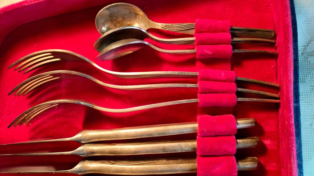 Столовий набір, мельхіор, ЗК, СРСР