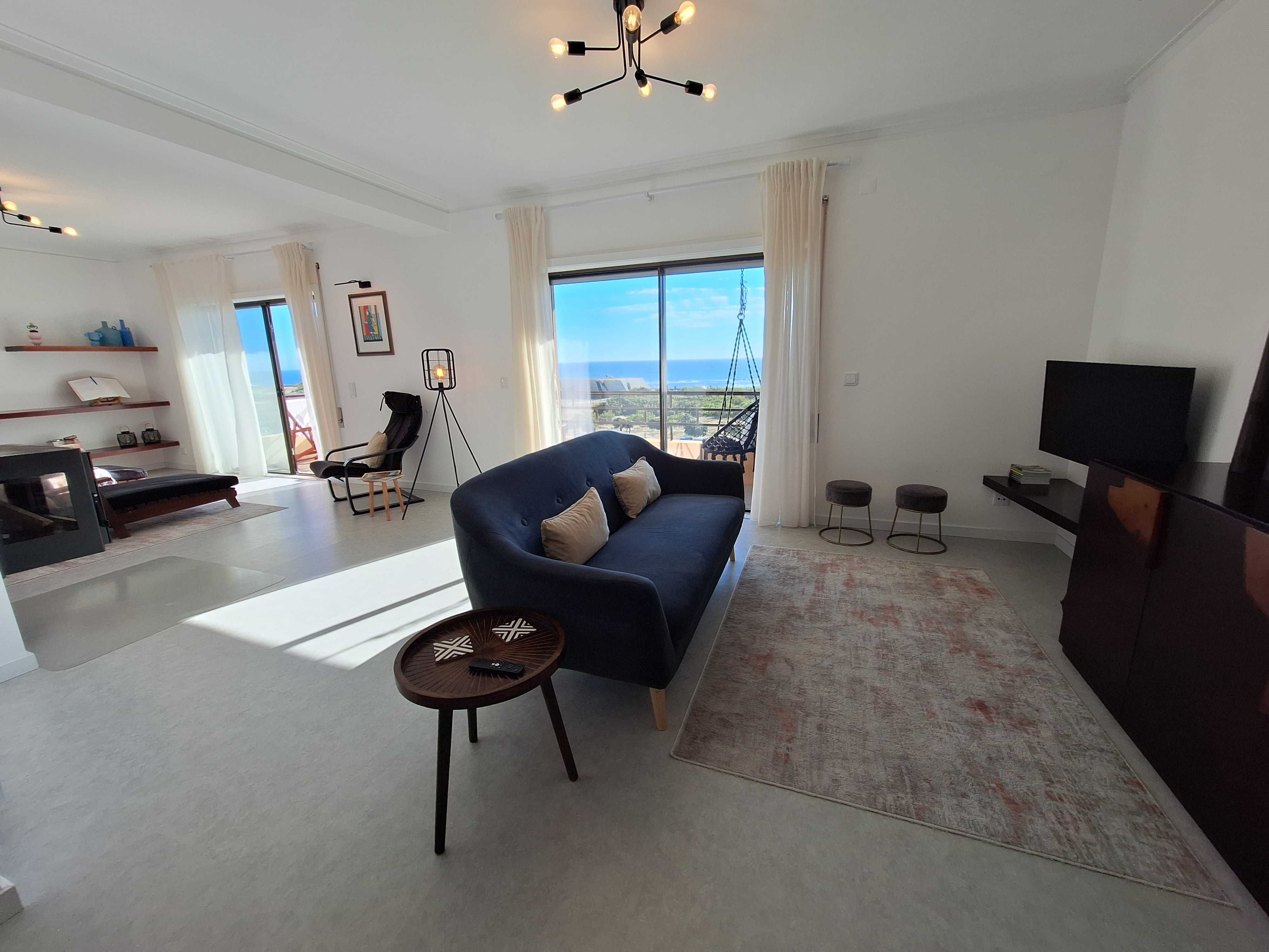 Férias l Apart T2 l Vila do Conde frente praia vista mar l valor noite