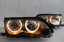 Lampy przednie przód BMW E46 01-05 Lift SEDAN RINGI ANGEL EYES NOWE!
