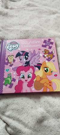 Książka z puzzlami nowa My Little Pony Czytam i układam