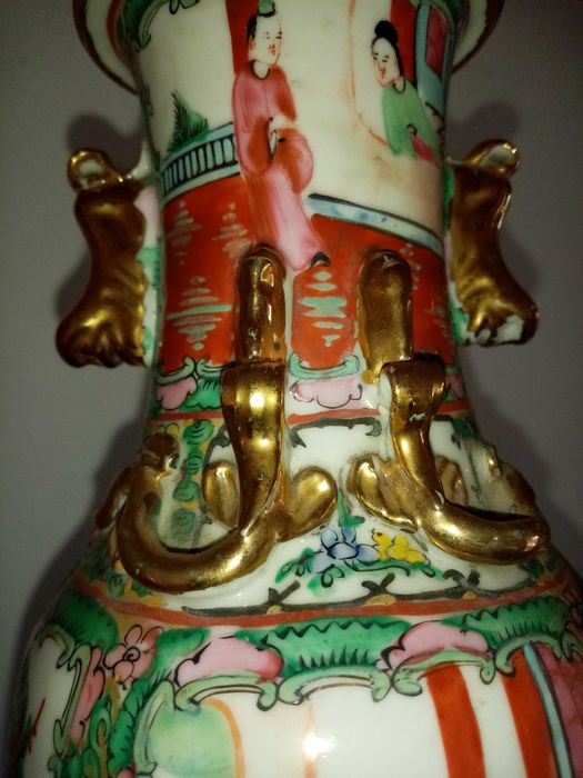 2 Vasos Chineses - Mandarim, séc. XIX