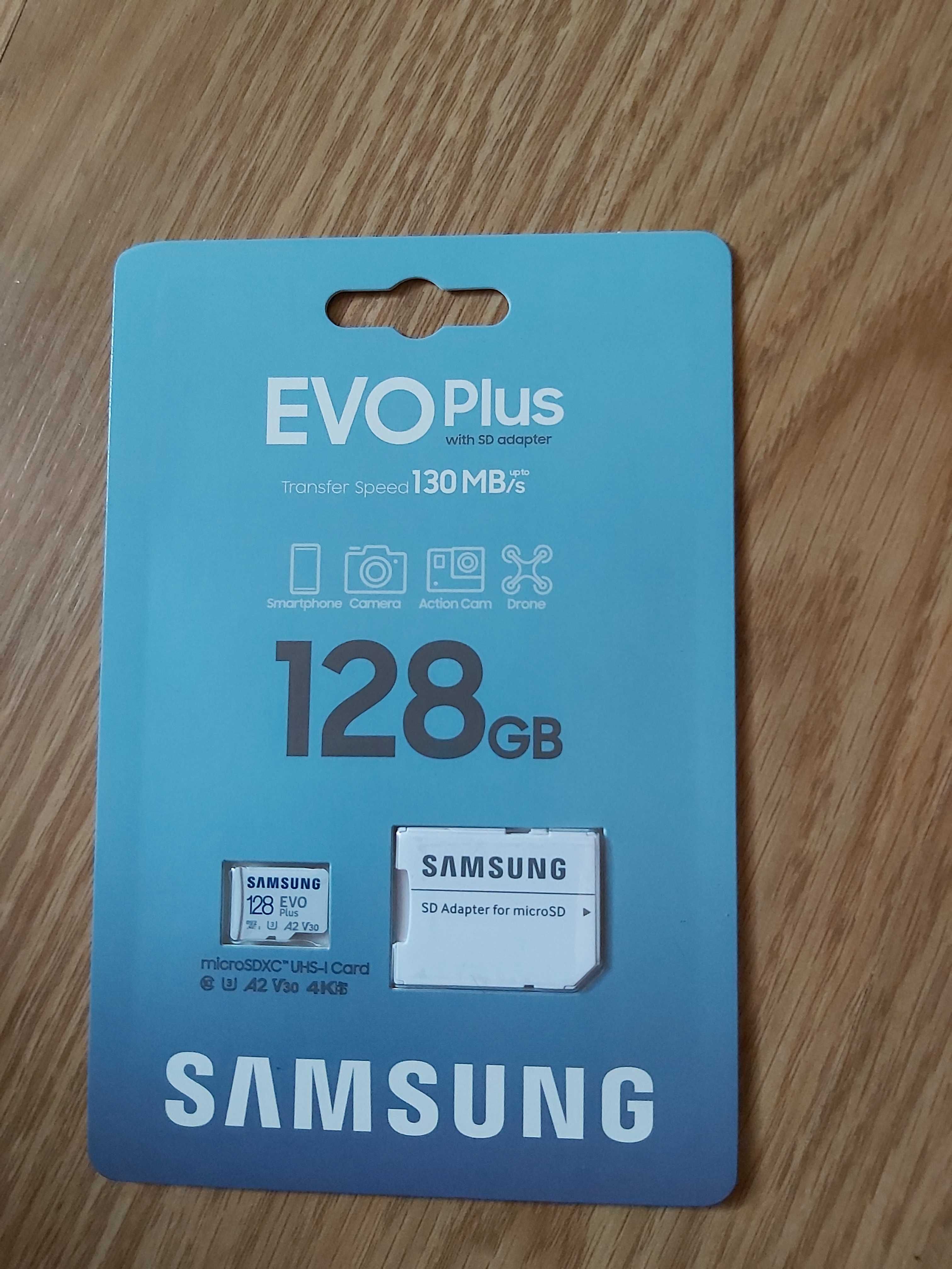 Samsung 128GB microSDXC EVO Plus 130MB/s  120 miesięcy gwaranci parago