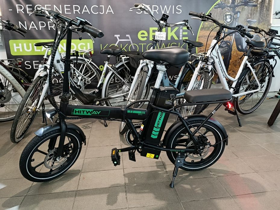 Rower elektryczny mini skladak