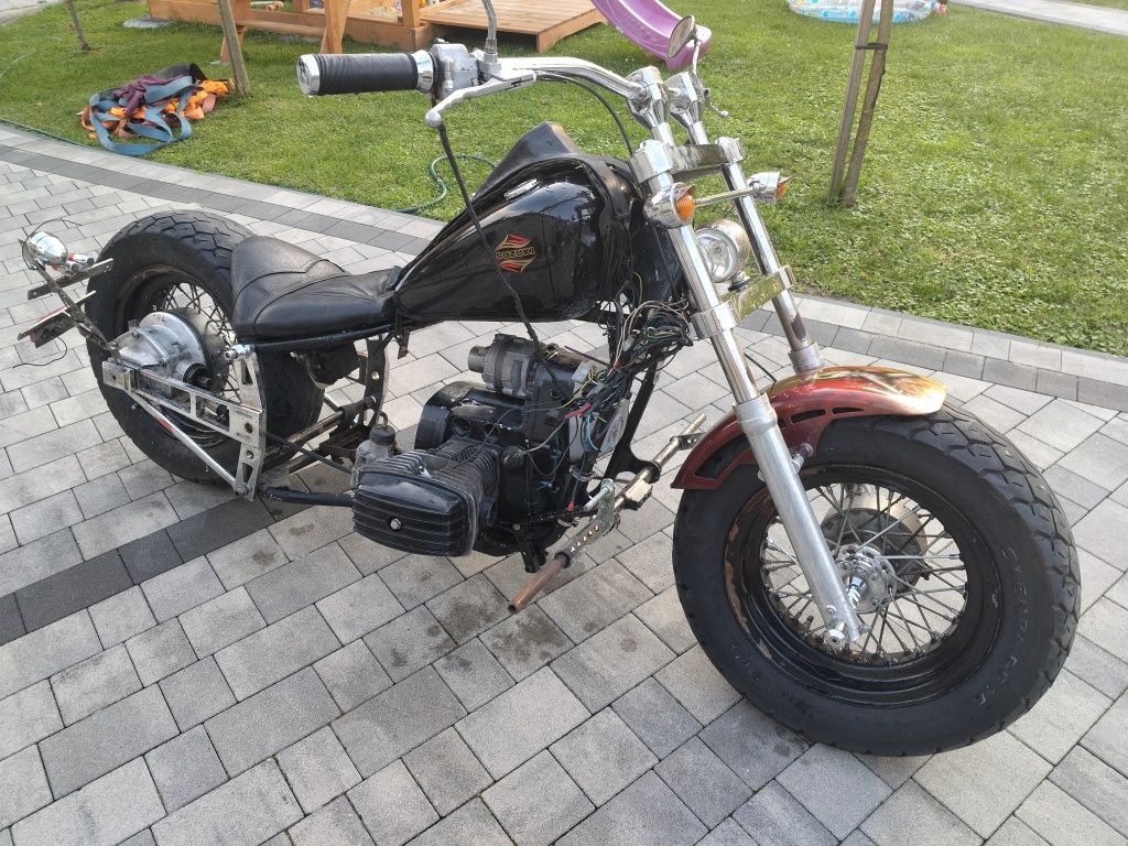 Dniepr 650 custom chopper - indywidualny projekt, chromy, POLECAM!