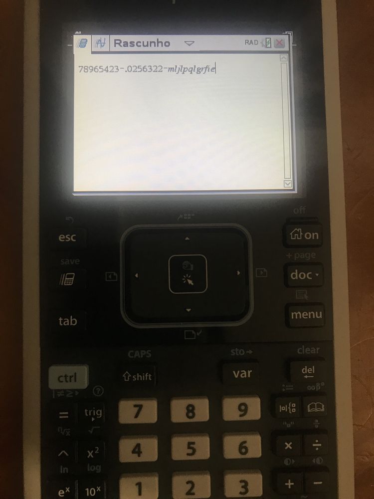 Calculadora Texas TI nspire CX