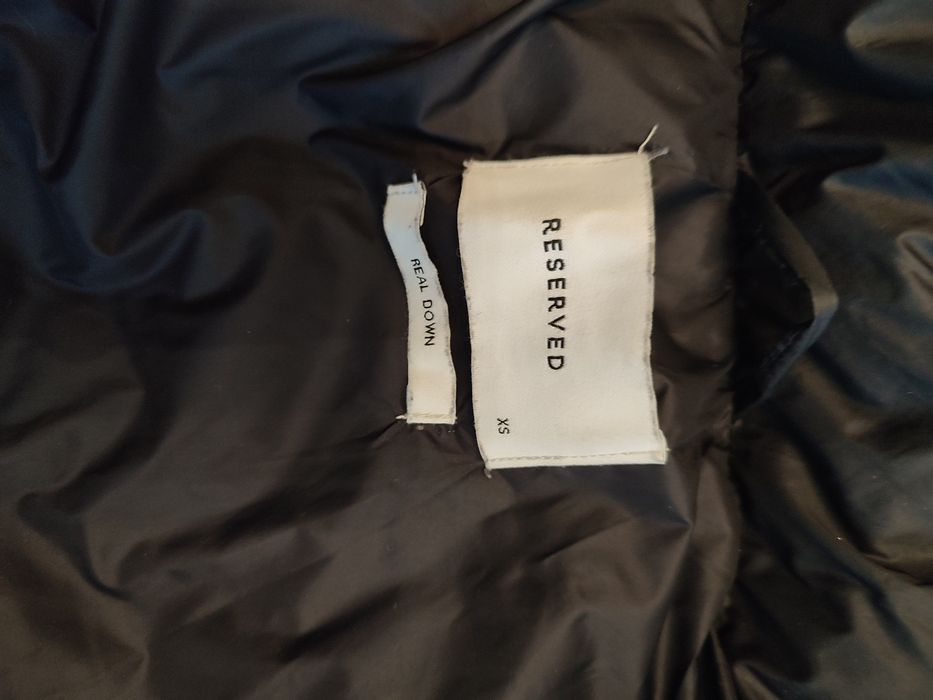 Пуховик Reserved, натуральний