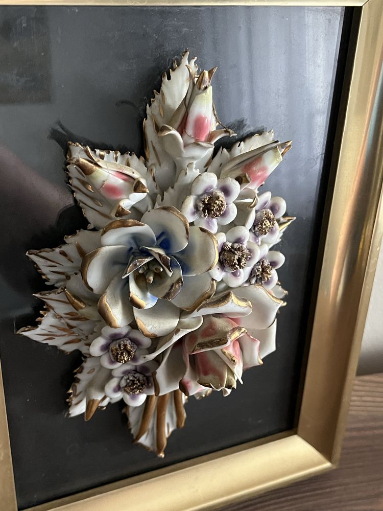 Obrazek kwiat porcelana piękny przedmiot Vintage stylowe Starocia