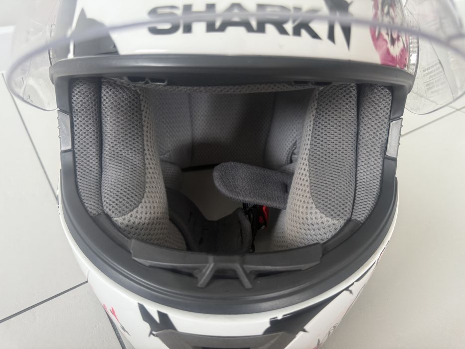 Kask motocyklowy S600 r.S  stan idelany kobiecy wzór, damski