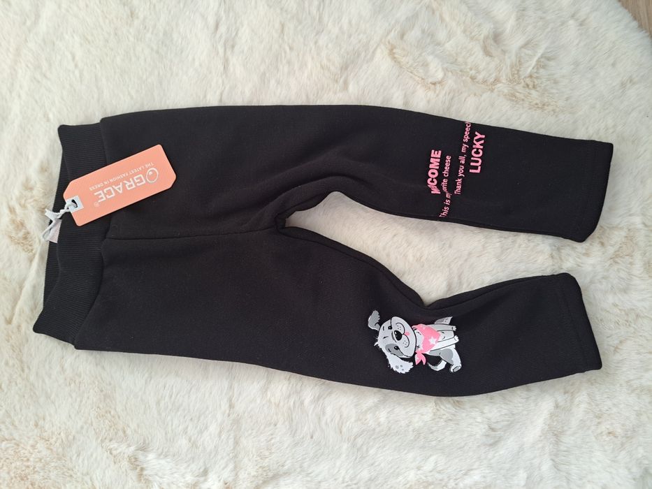 Spodnie ocieplane zimowe legginsy Nowe cieplutkie