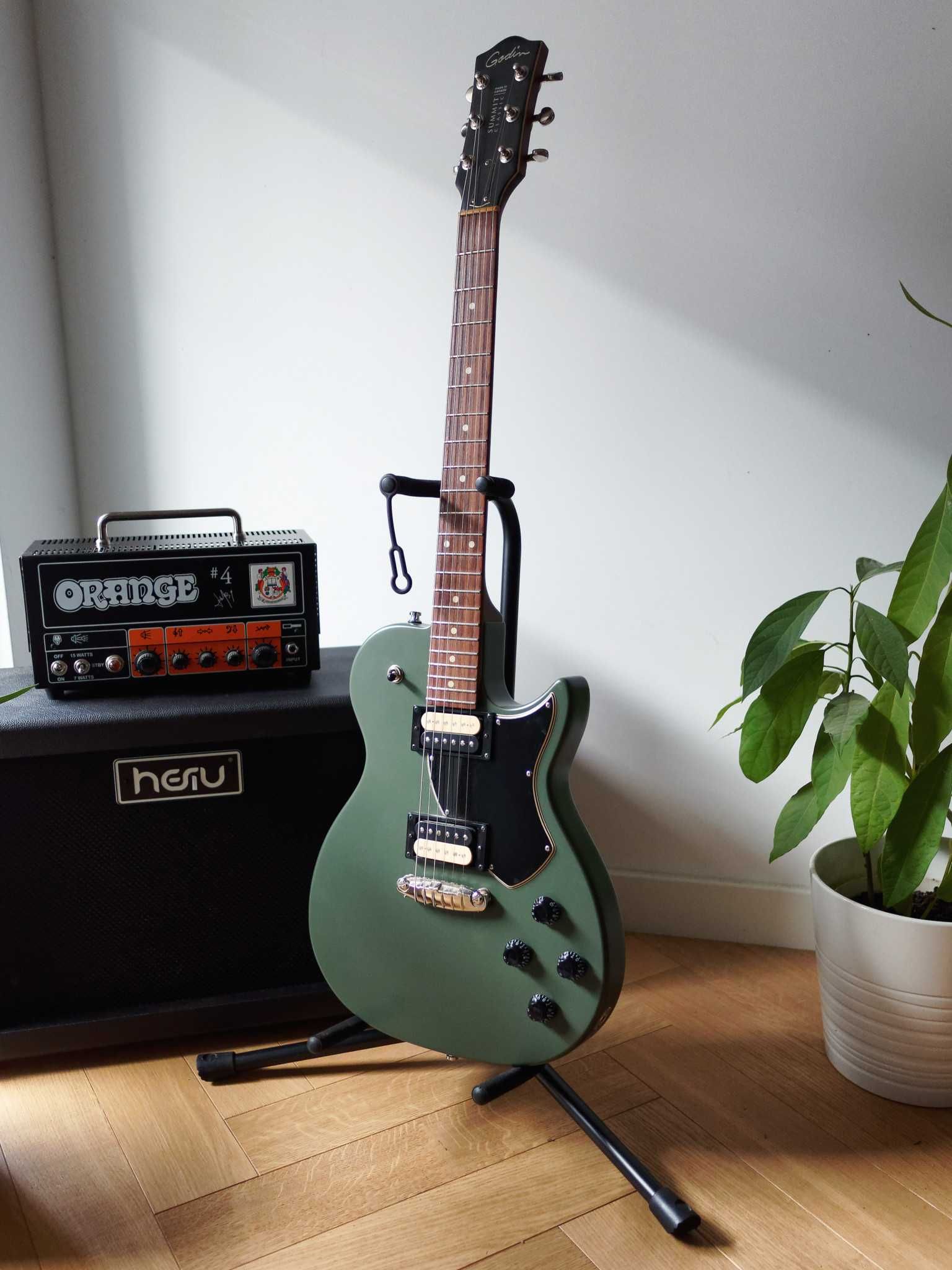 Godin Classic Summit SG Mate Green -  Dimarzio/Mojotone