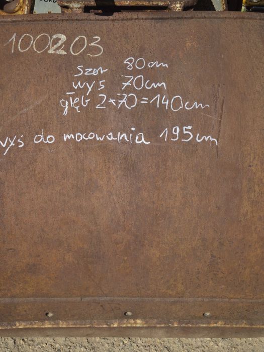 Łyżka obrotowa  czerpak, chwytak z rotorem 80cm