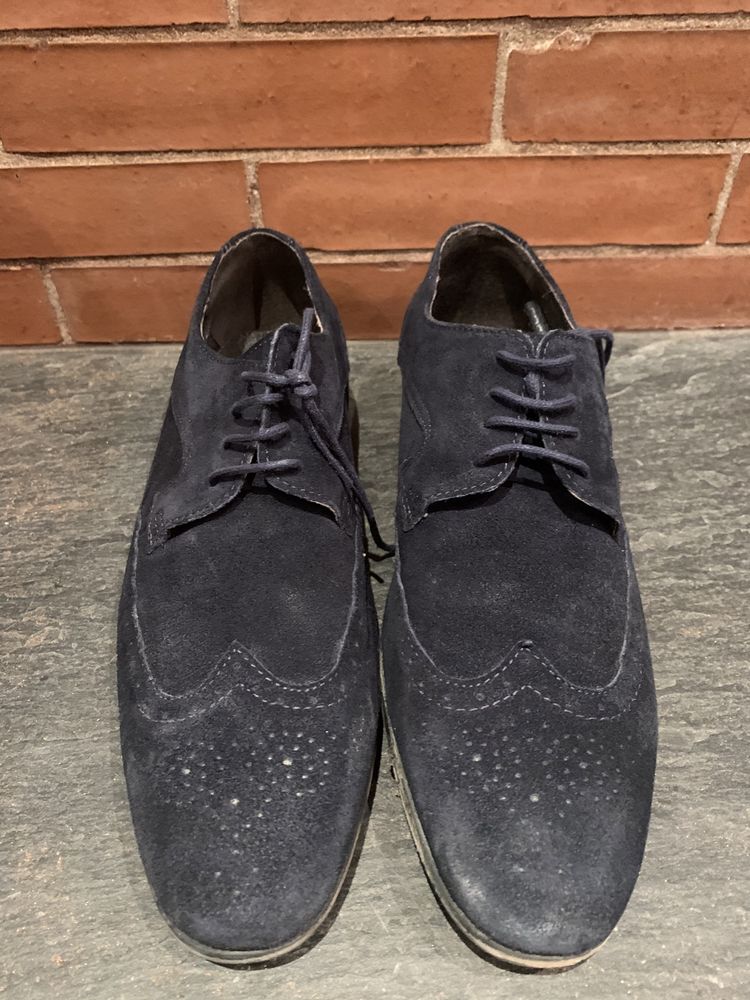 Suits & Inc (43) sapato homem azul