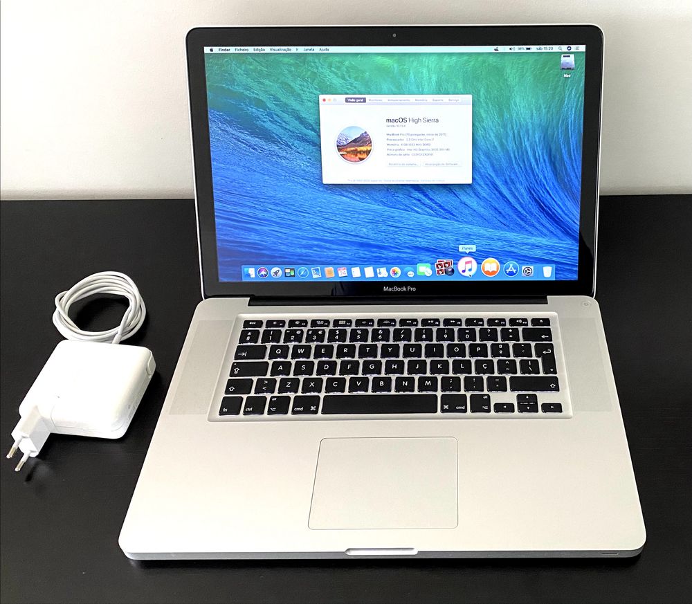 Macbook Pro - Core i7 Quad-Core, 500GB - Bateria Nova
