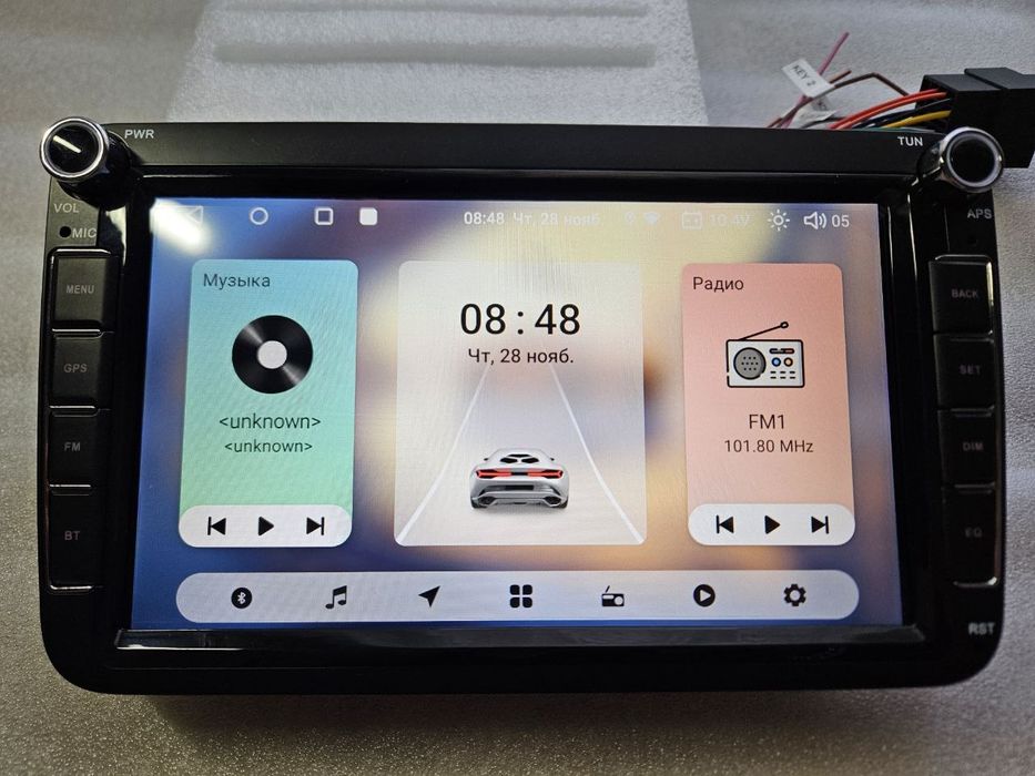 Автомагнітола 4/64 DSP_TDA7851 Volkswagen Skoda Seat Android+Камера