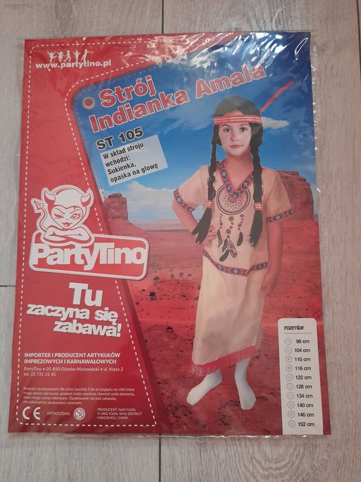 Strój Indianki, przebranie na bal karnawałowy