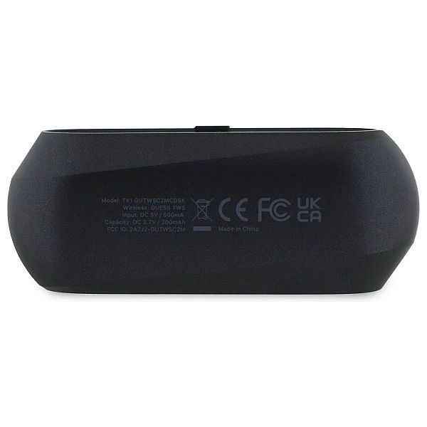 Słuchawki Guess Elongated Metalic Printed Logo Bluetooth TWS + stacja