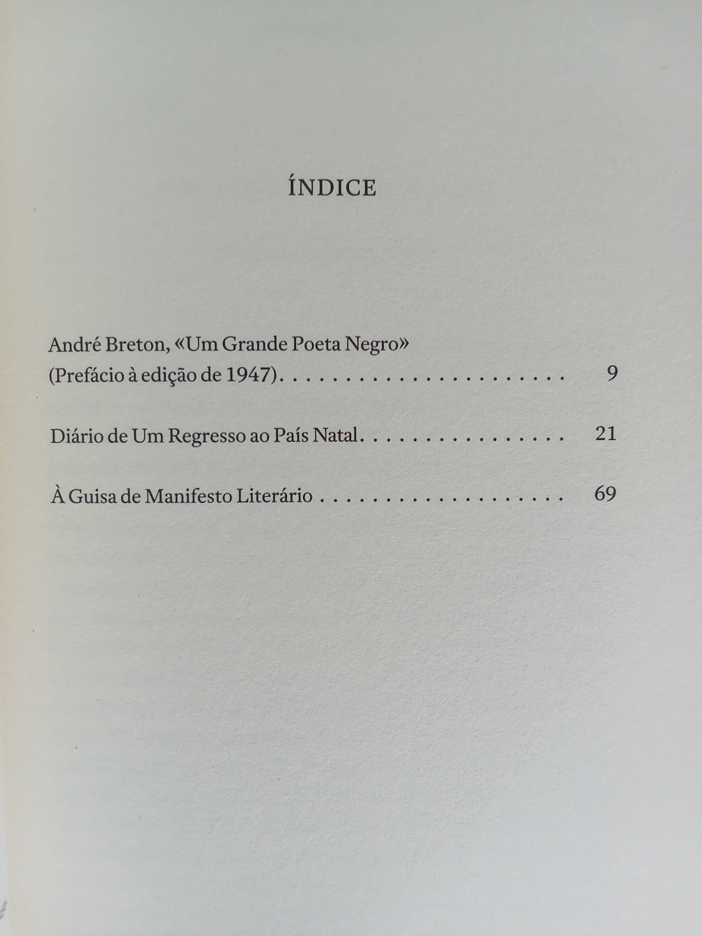Aimé Césaire - Diário de um regresso ao país natal