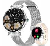 Smartwatch damski Fitonme silver iOS android