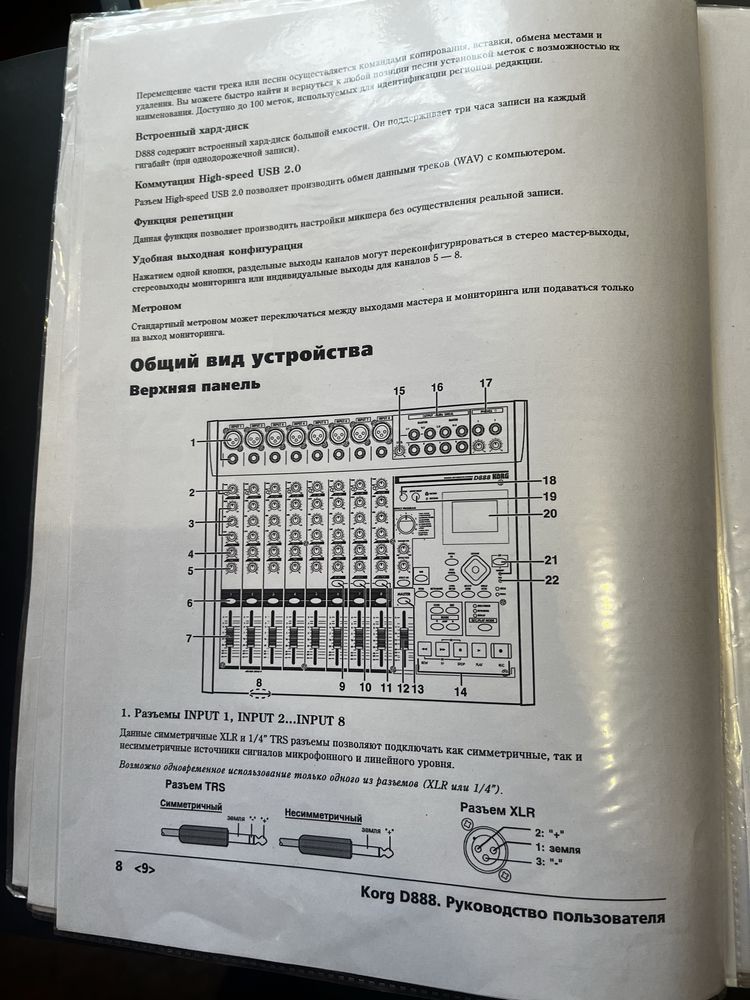 Korg D888 мікшер студія рекордер