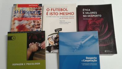 Livros sobre desporto (Futebol, dopagem ética etc)