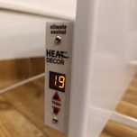 Grzejnik na podczerwień Heat Decor 700W z termostatem i kółkami