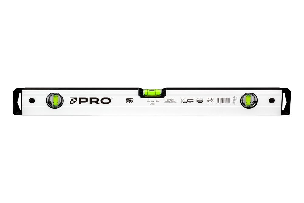 Poziomnica PRO800  60cm, Dwustronnie Frezowana, Libella 2% Spadku