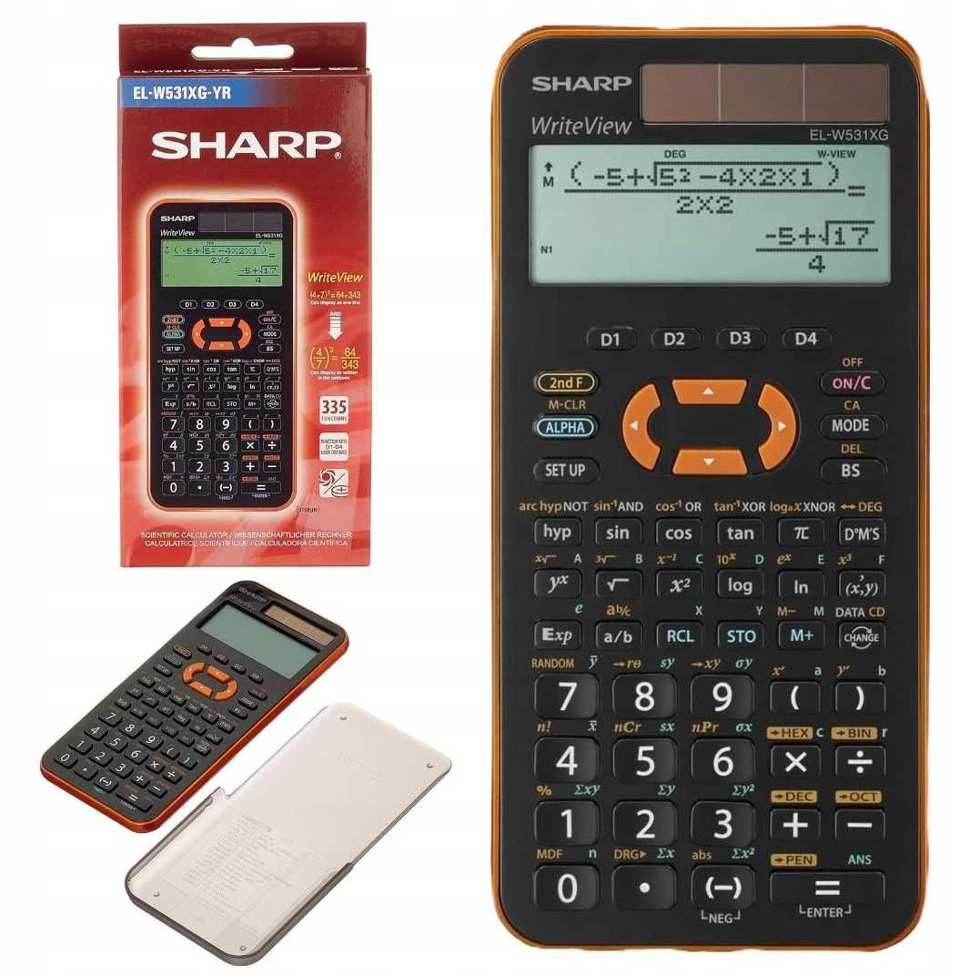 Kalkulator Naukowy Sharp EL-W531XG-YR