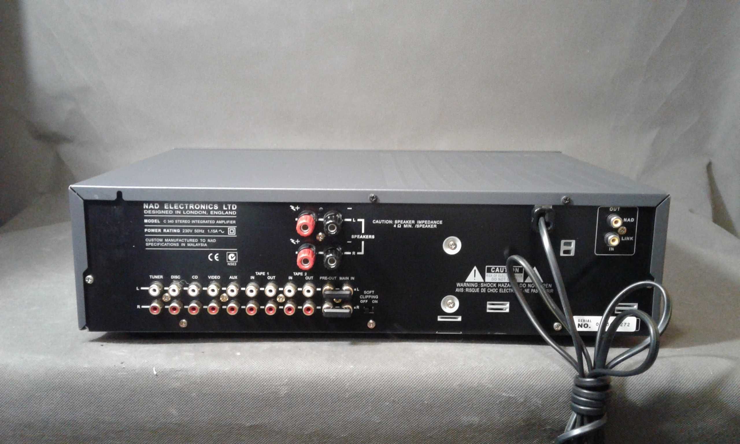 NAD C340, wzmacniacz stereo