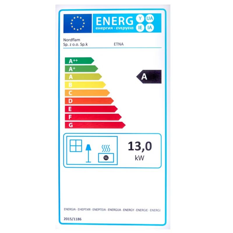 Топка камінна чавунна NORDFLAM ETNA ECO 13 Кв