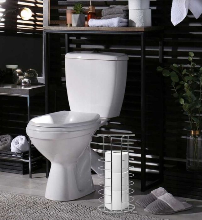 Stojak na Papier Toaletowy MIOMARE Chrom, Nowoczesny Design