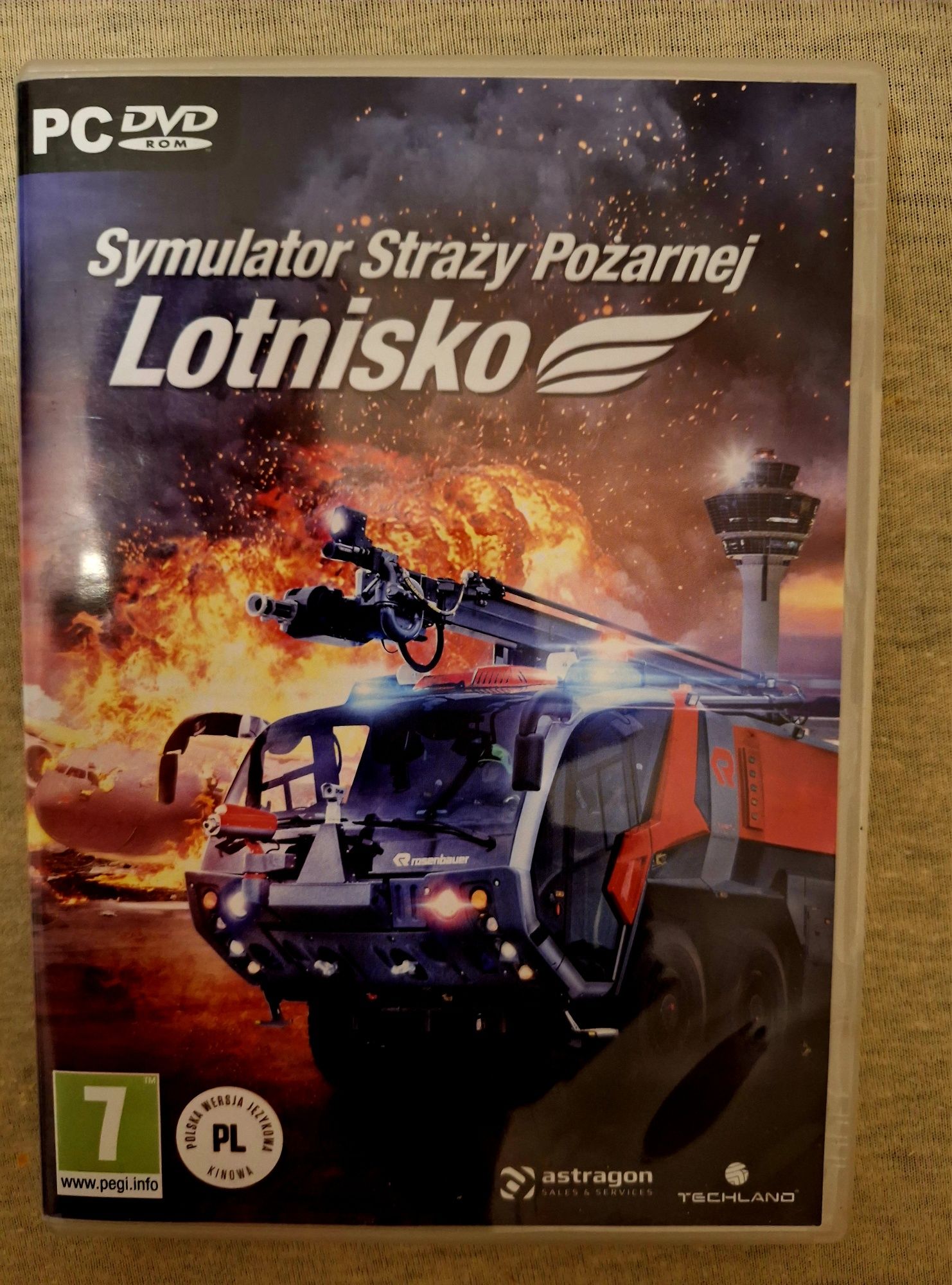 Gra dla dzieci od 7 lat Symulator Straży Pożarnej Lotnisko na Pc DvD