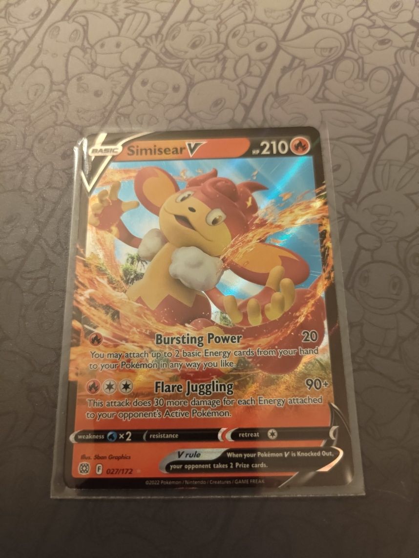 Pokemon karty tcg simisear