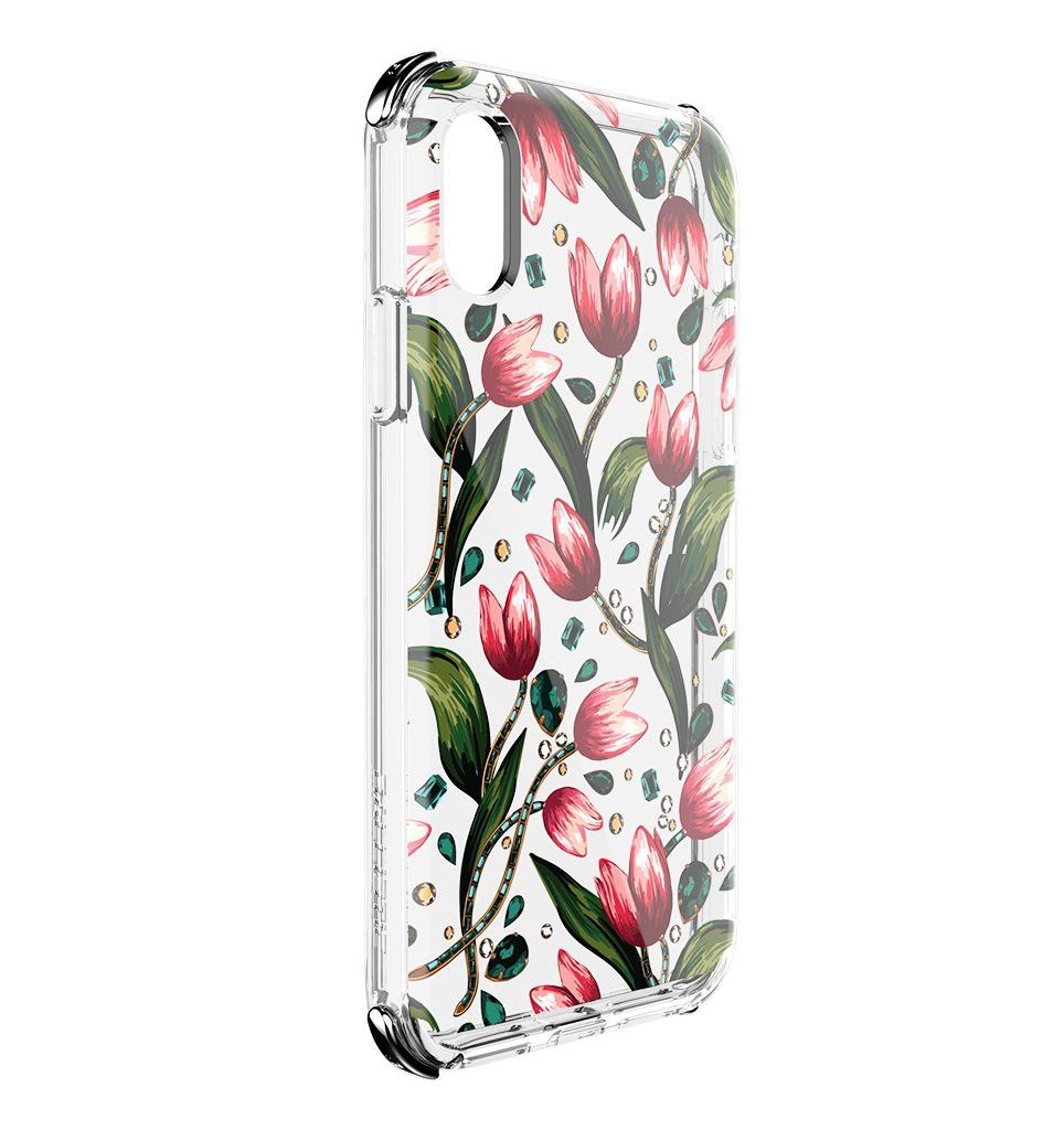 Etui Ballistic do iPhone X / XS Jewel Mirage Tulips