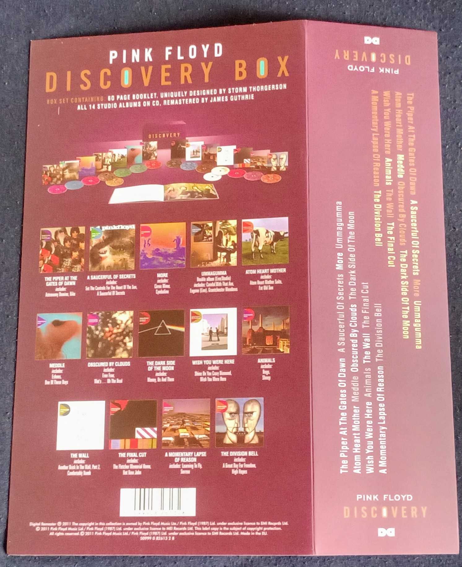 Pink Floyd box set 1967-94 x 16 CD kompletna dyskografia 14 Albumów