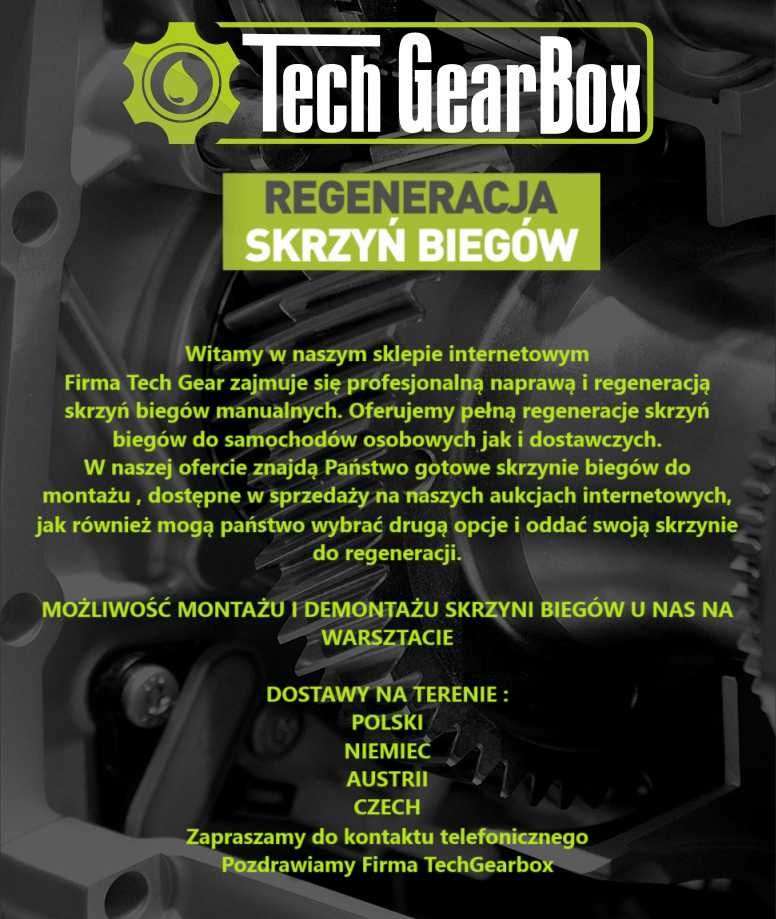 Skrzynia biegów BV6R-7002-KB BV6R-7002-KD FORD FOCUS C-MAX 1.6