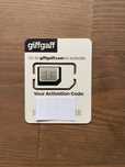 Nowa karta sim giffgaff zarejstrowana na UK nieaktywowana