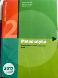 Matematyka podręcznik do liceów i techników klasa druga.